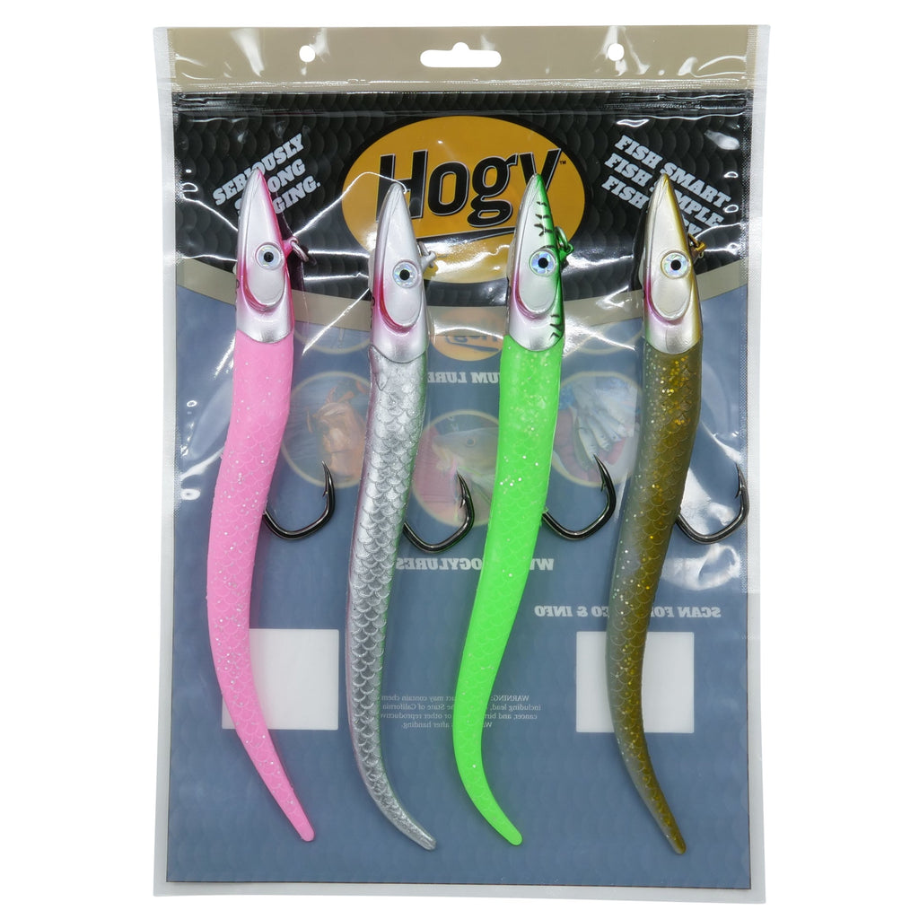 Hogy Sand Eel Assist Hook Jig - 6.5oz - Green