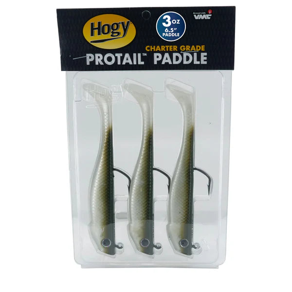 does polysol make good fishing lures Hogy Protail Paddle 6.5" 3oz, 4oz, 5oz, 6oz (Olive color) Pk of 3 3 oz