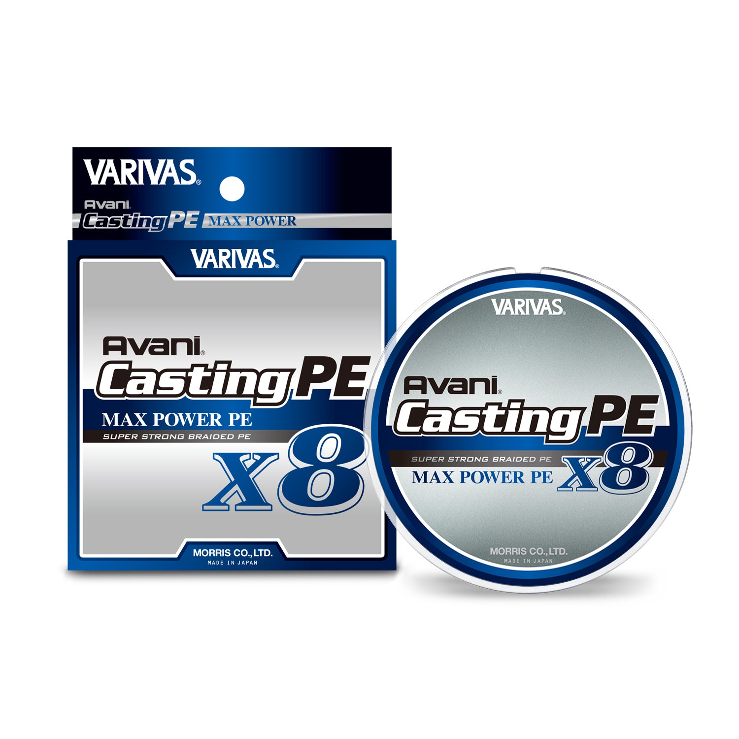 varivas braided fishing line Varivas Avani Casting Max Power PE X8 33lbs (#2) 300m